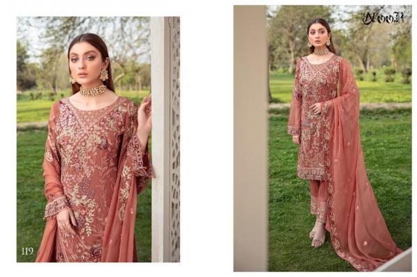 Noor Ramsha Designer Georgette Pakistani Salwar Collection